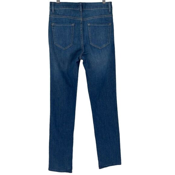 ASOS Denim High Rise Slim Straight Jeans Medium Wash NWT Women US 8 - Picture 5 of 10